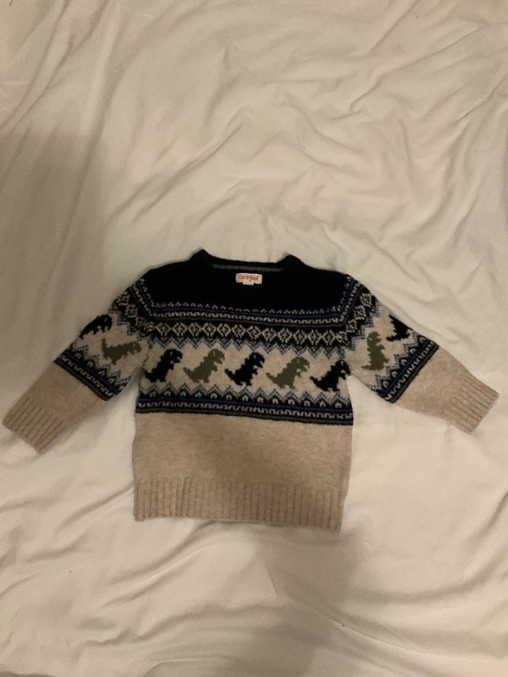 Boys Holiday Dino Sweater 18mos